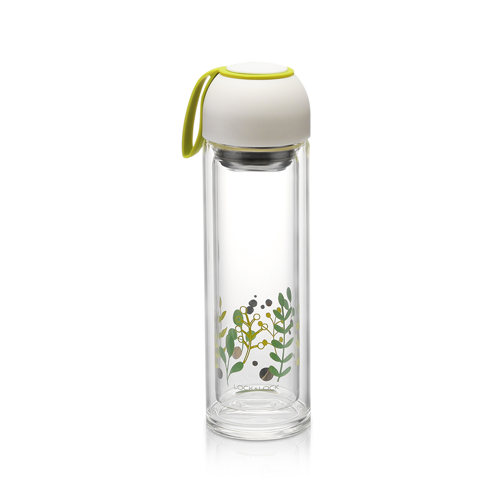 Bình Đựng Nước Thủy Tinh Nature 350ml LocknLock - 2 Màu (Hồng, Trắng) - LLG654, , large image number 6